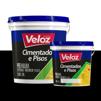 TINTA PISO  VELOZ PRETO 18LTS
