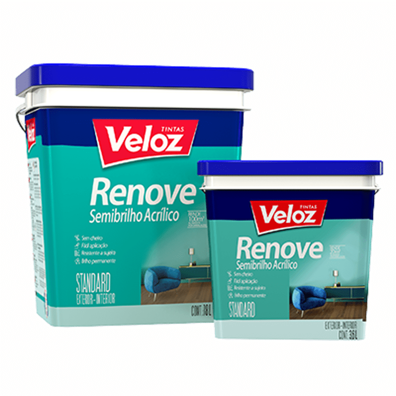 TINTA VELOZ S/BRILHO PRETO 18LTS