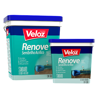 TINTA VELOZ S/BRILHO TRUFA VERMELHA  3,600LTS