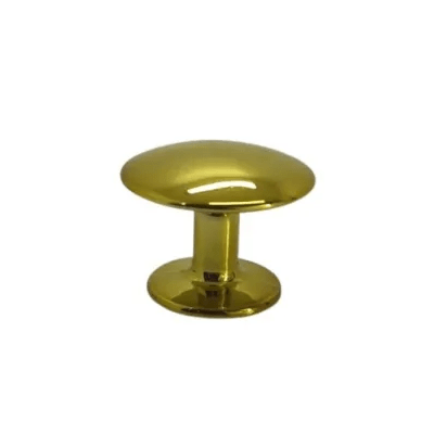 PUXADOR  ZAMAC UNIF/RED 27MM ZM500 DOURADO BRILHO