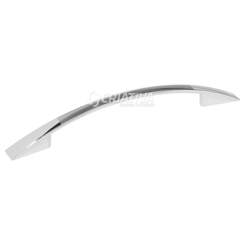 PUXADOR  QUALITY 3025A 128MM LATERAL CR FOSCO