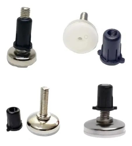 NIVELADPOR P/ MOVEIS BASE METAL 1/4X1" BASE 22MM