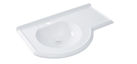 LAVABO P/BANHEIRO 62X44CM BRC DIREITO FIBRAÇO