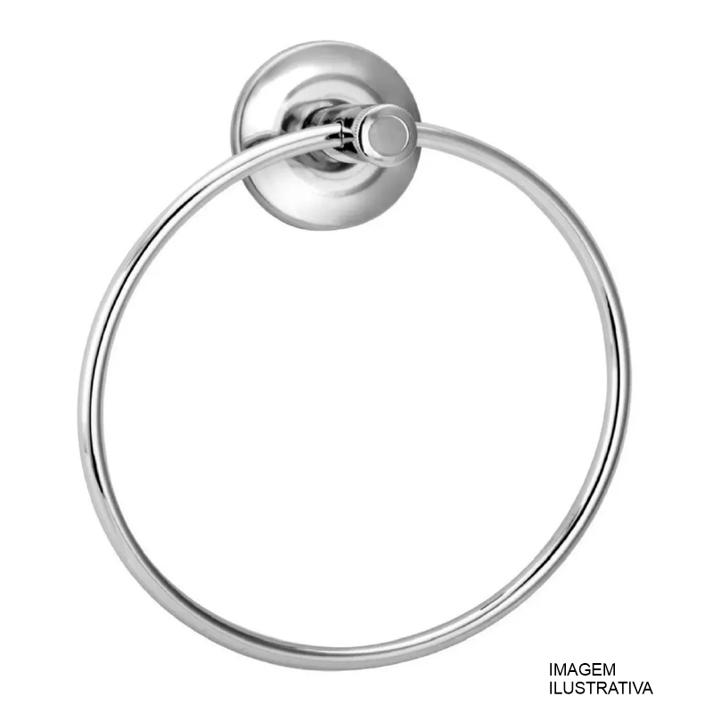 PORTA TOALHA ARGOLA PRIMAFER DI BASE PR2832