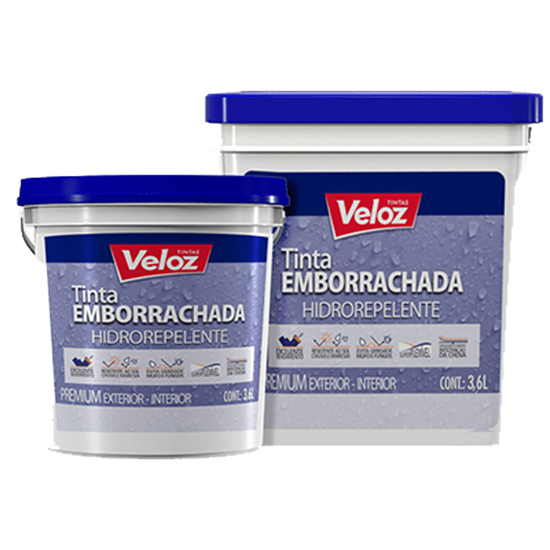TINTA VELOZ EMBORRACHADA CZ PRATA 3,600LTS
