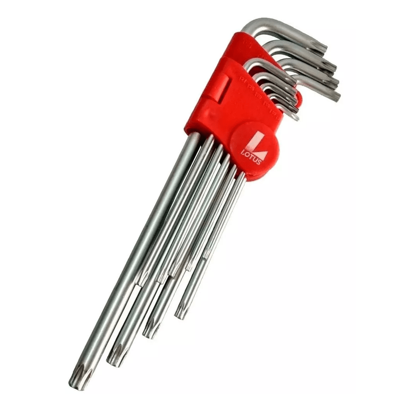 JG CHAVE TORX  9 PÇS LONGA LOTUS 6550