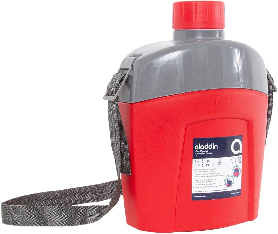 CANTIL TERMICO ALADDIN 1L VERMELHO 403