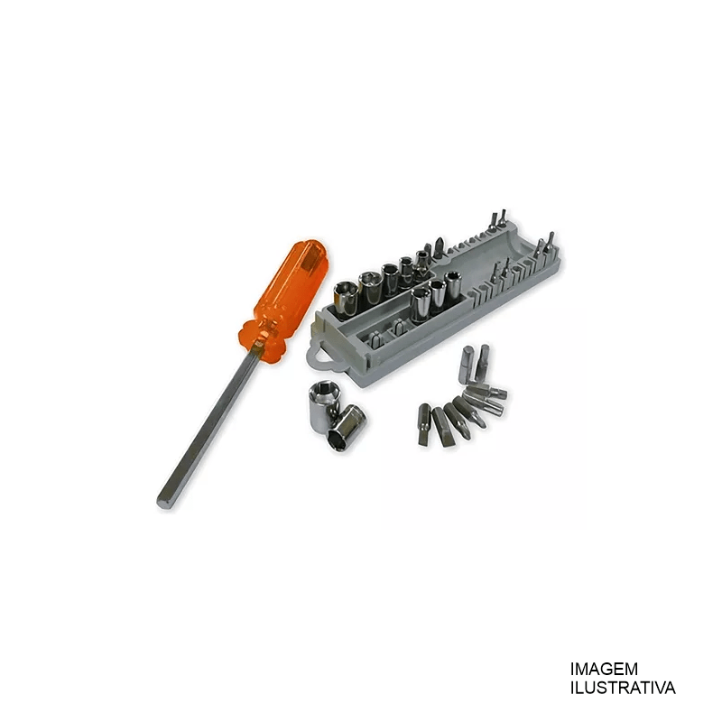 JG SOQUETE/BITS 28PÇS BESTFER BFH0015