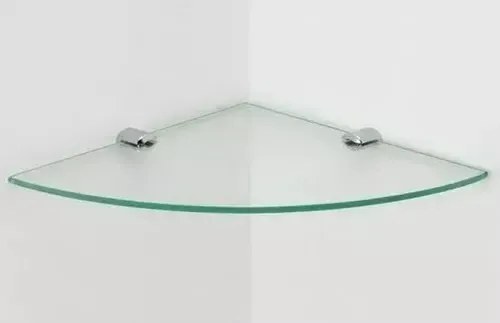 PRATELEIRA VIDRO 15X15 CANTO DIAM. FUME   GLOBAL