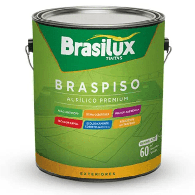 TINTA PISO  BRASIPISO VERMELHO OX.  3,600ML