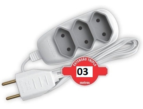 EXTENSAO TRIPLA C/03M 2P+T INTELBRAS 3003