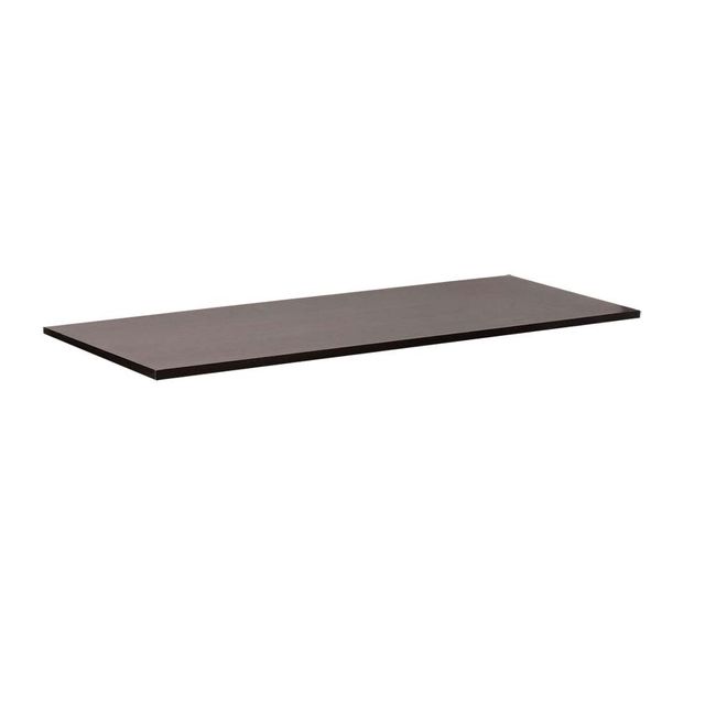 PRATELEIRA PRAT-K TABACO  20X40CM C/SUPORTE PRATA