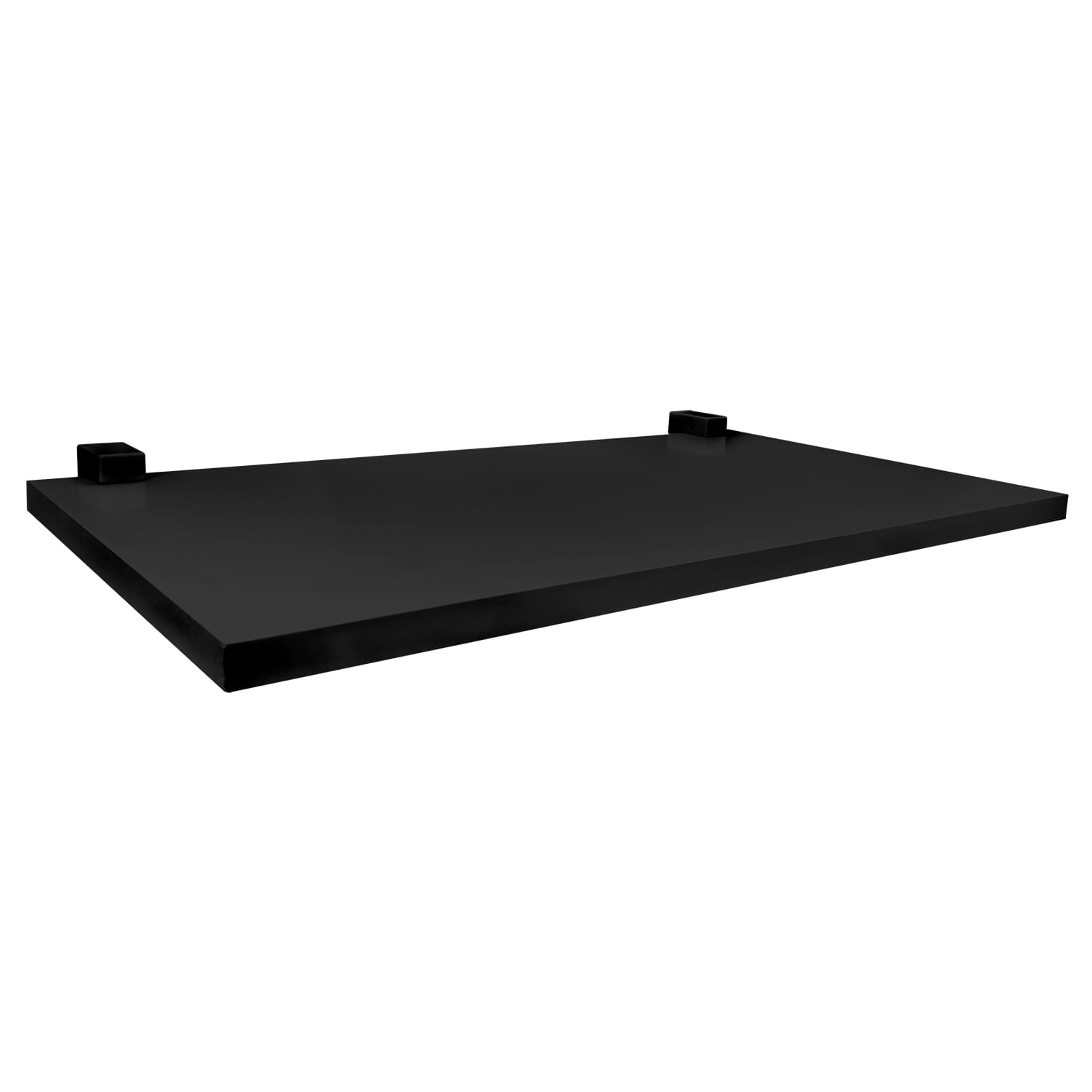 PRATELEIRA PRAT-K PRETA   20X40CM C/SUPORTE PRETO