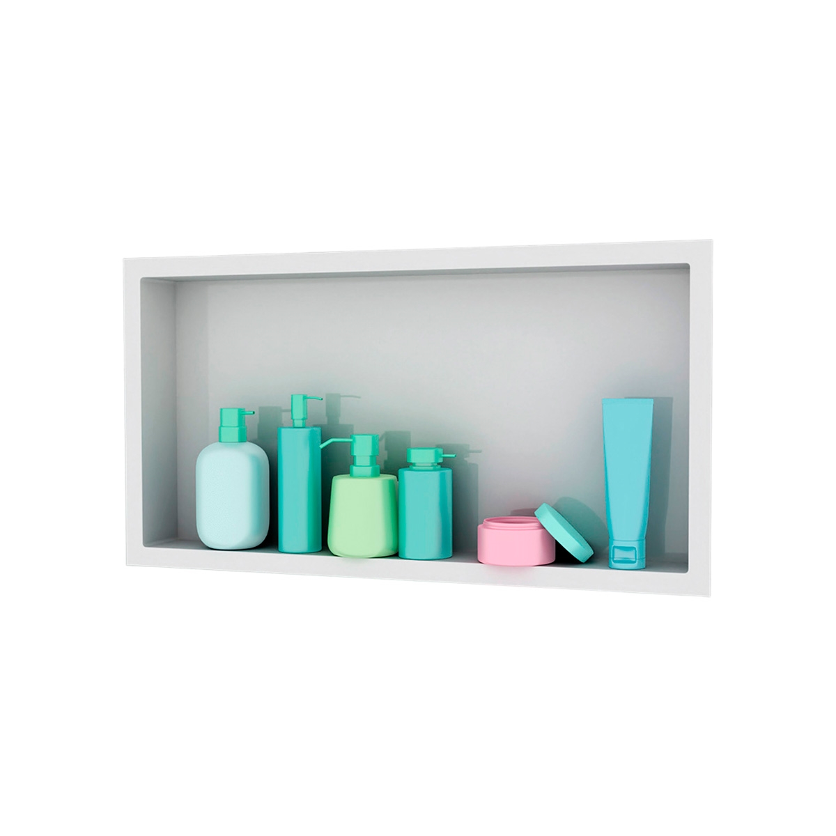 NICHO PVC EMB. 30X60 BRANCO ESTRELA