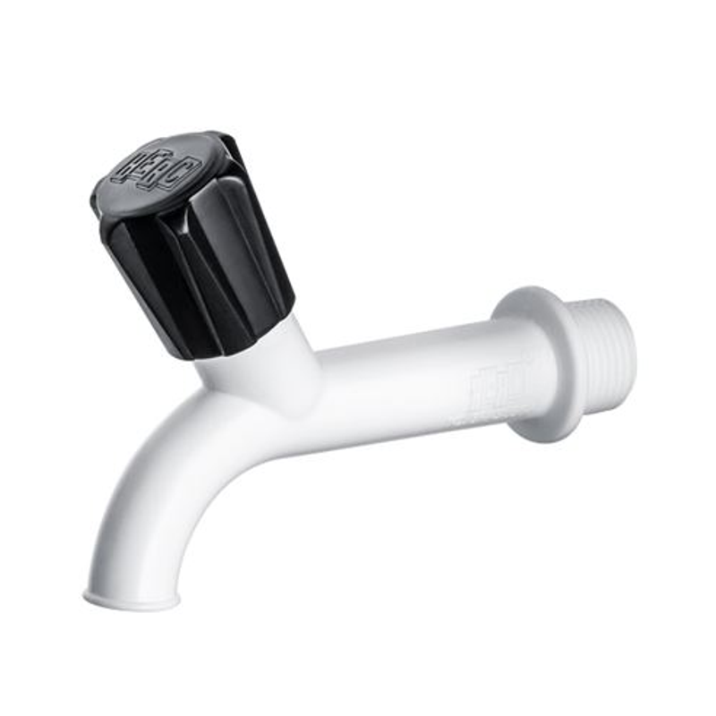 TORNEIRA HERC PVC TANQUE 1/2"10CM 113 BRANCA