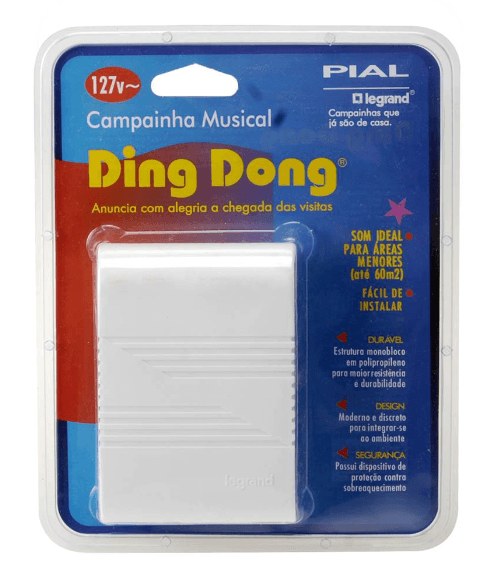 CAMPAINHA MUSICAL DIMG DONG DNI 127V