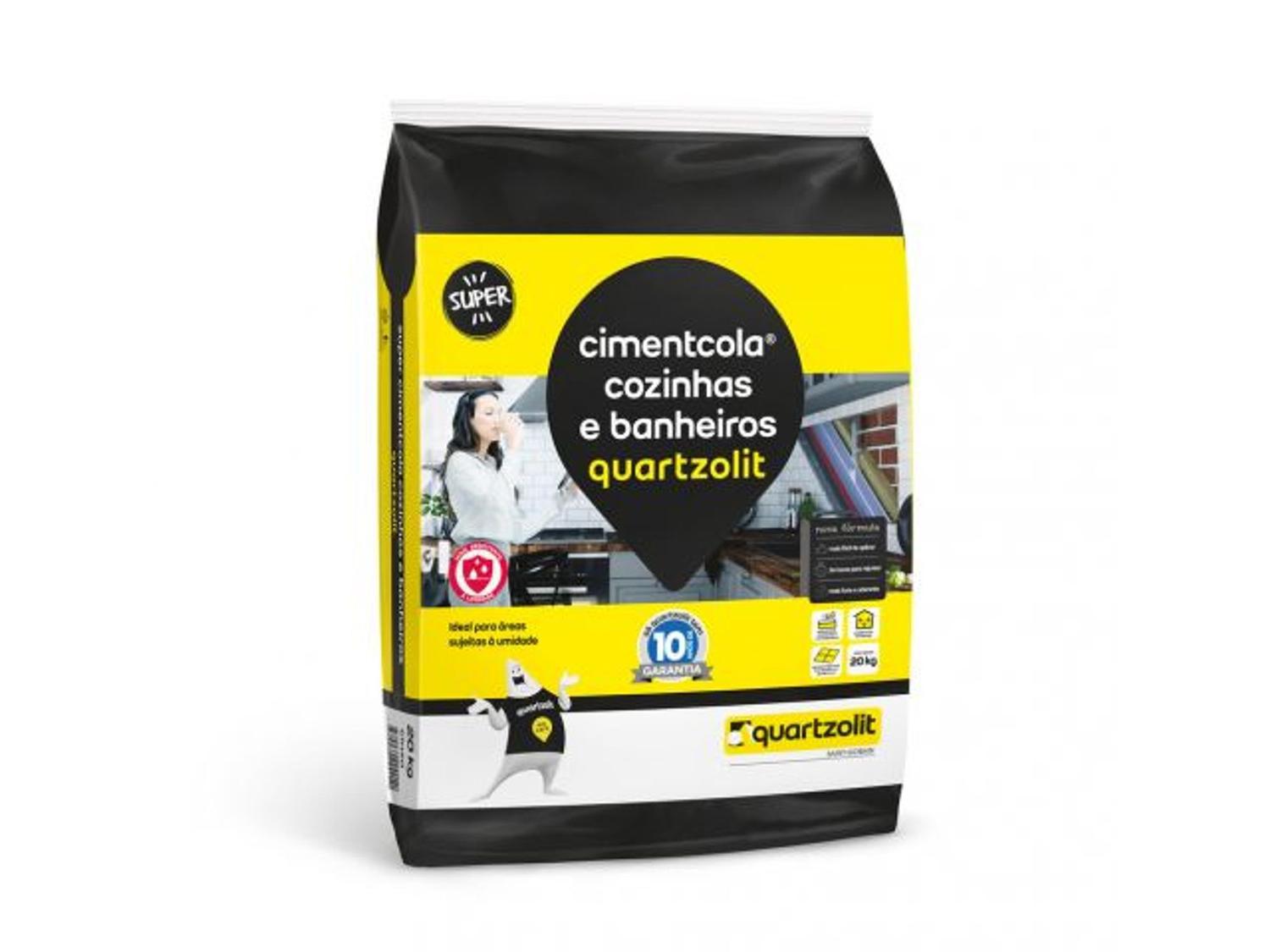 ARGAMASSA QUARTZOLIT IMPERM. COZIN/BANH. 20KG
