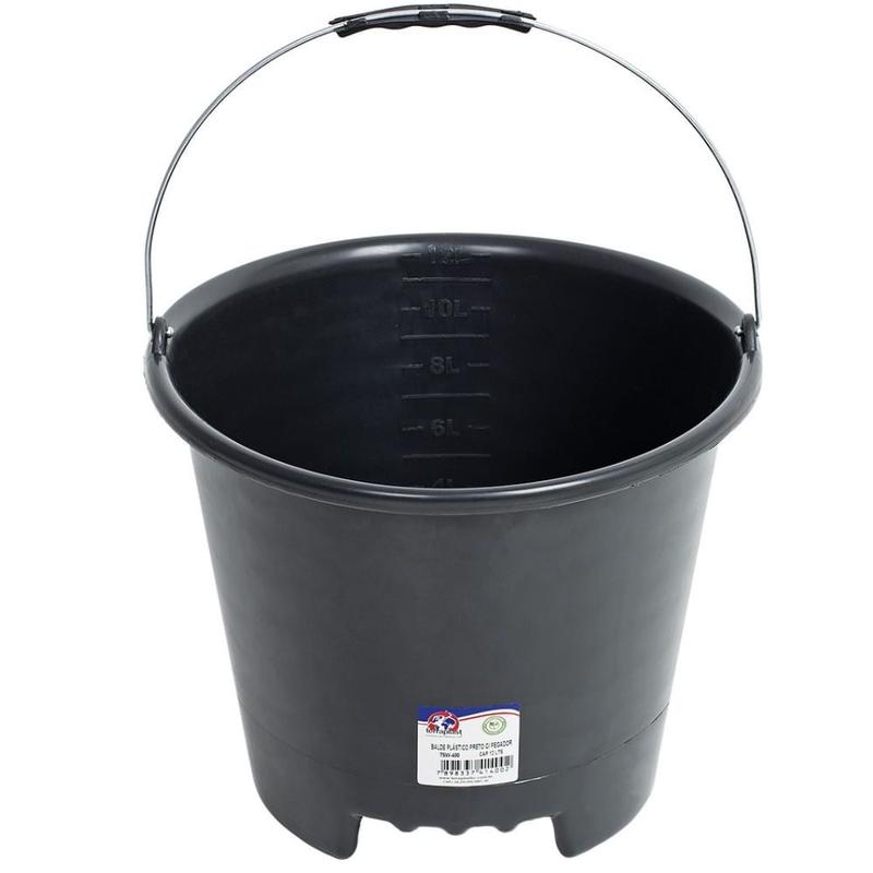 BALDE CONCRETO PLASTICO 12LT WORKER