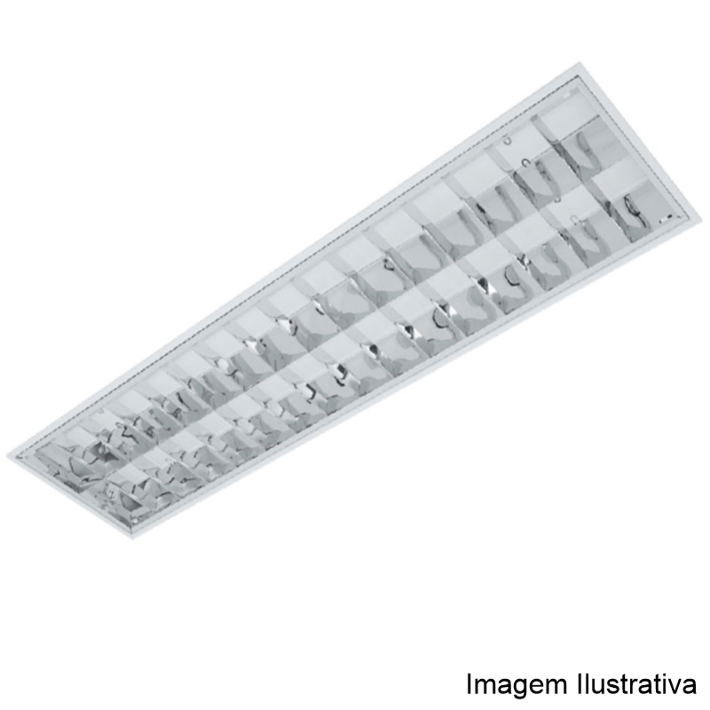 LUMINARIA EMBUT C/ALETA 2X18/20W  BLUMENAU