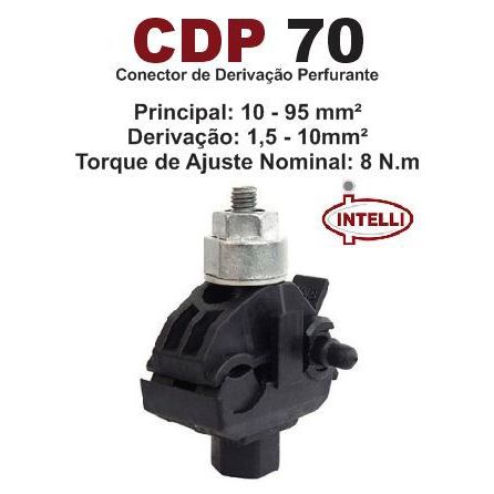 CONECTOR DERIVACAO DE PERFURACAO CDP-70