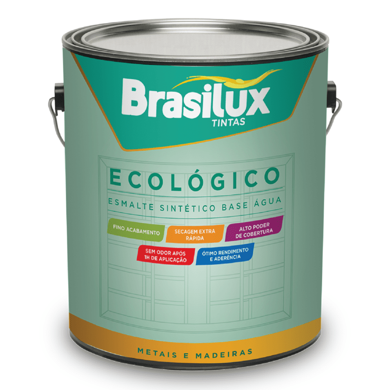 TINTA BRASILAR ESM/BASE D'AGUA ECOL. BR NEVE 3,6LT