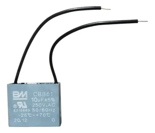 CAPACITOR P/VENTILADOR 10,0UF-250V