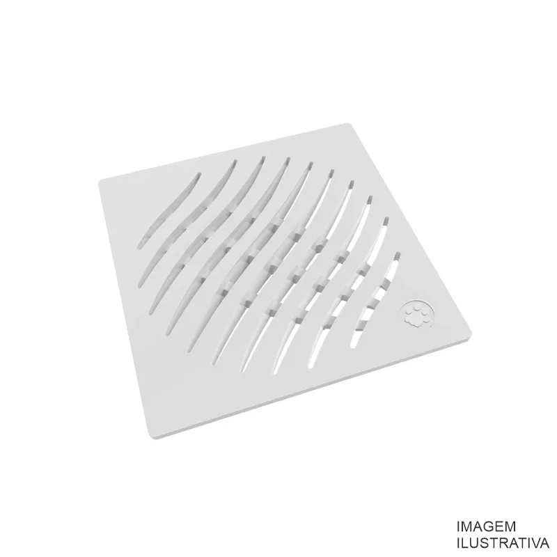 GRELHA PVC 150MM QUADRADA