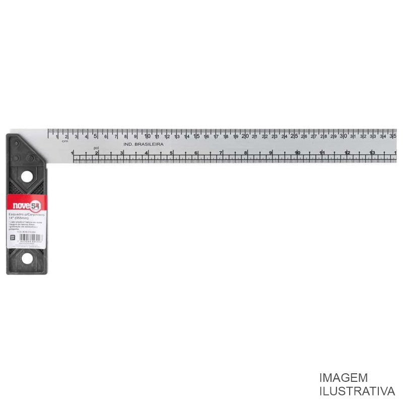 ESQUADRO CB PLAST. 14"