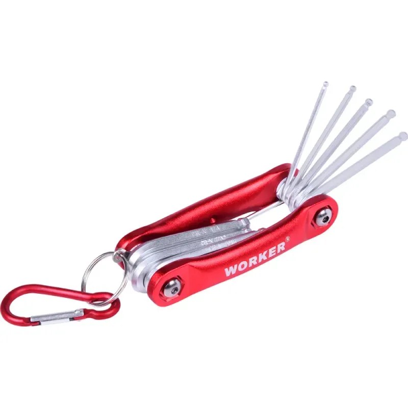 JG CHAVE ALLEN TIPO CANIVETE 8 PCS WORKER