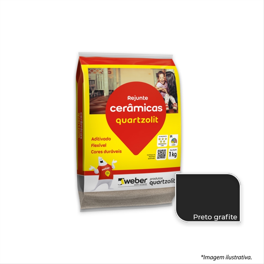 REJUNTE PRETO GRAFITE P/PORCELAN PMG C/01KG