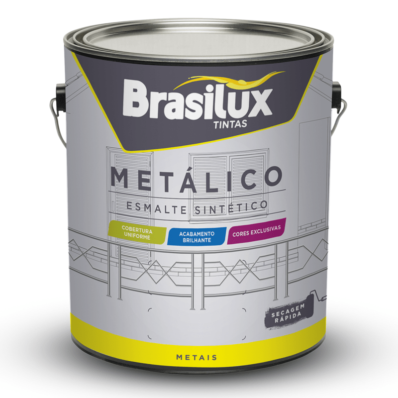 TINTA METALICA OURO ANTIGO BRASILAR 3,600ML