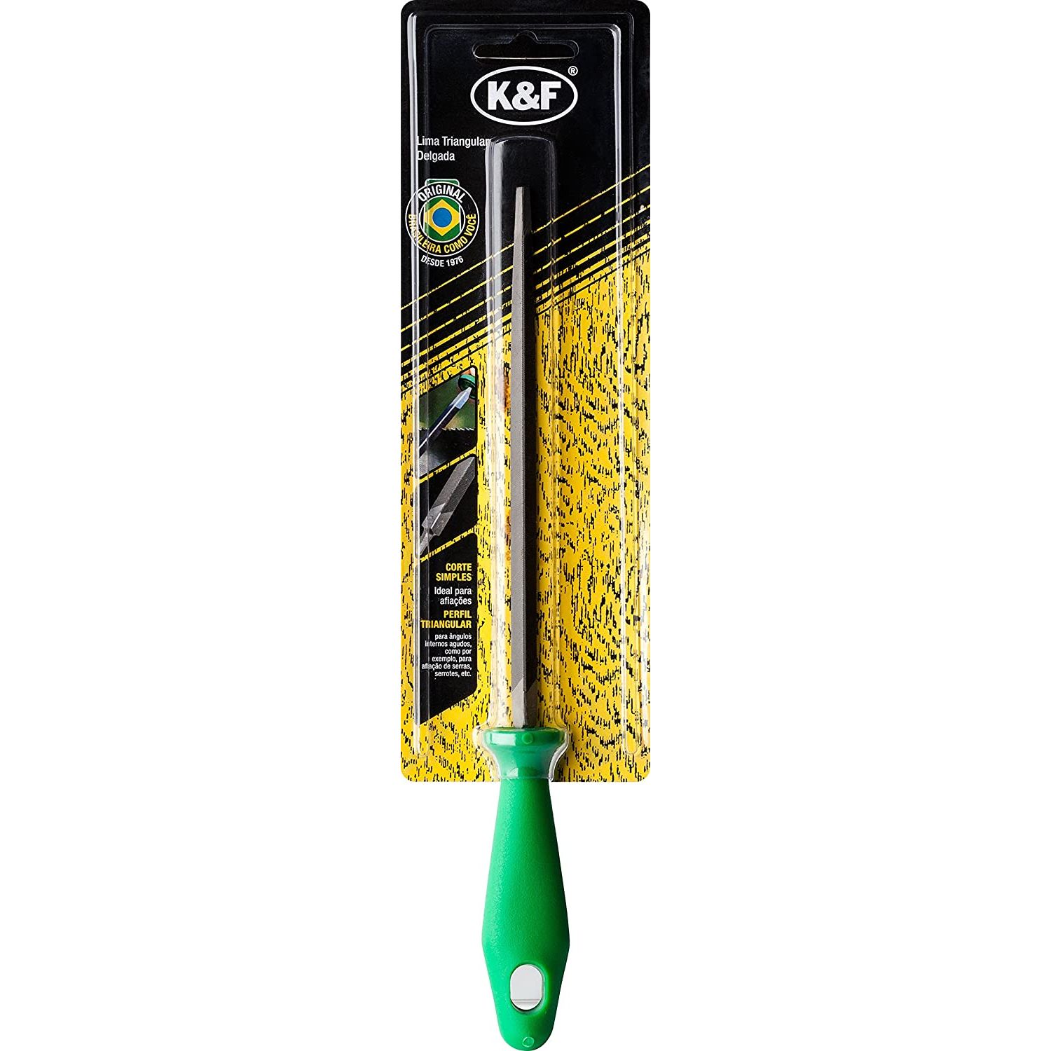LIMA TRIANGULO DELGADA 4" K&F