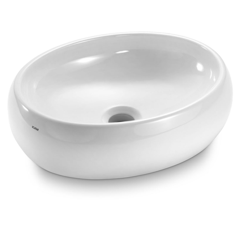 CUBA APOIO LOUCA ICASA OVAL 40X30CM BRA ICA900