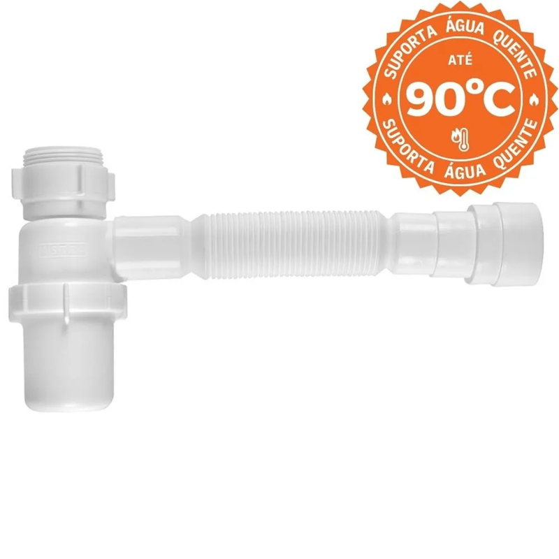 SIFAO COPO PVC UNIV. SANFONADO ASTRA BCO