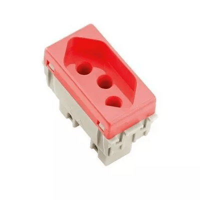TOMADA LUX2 MODULO 20A/250V VERMELHO 57115/039
