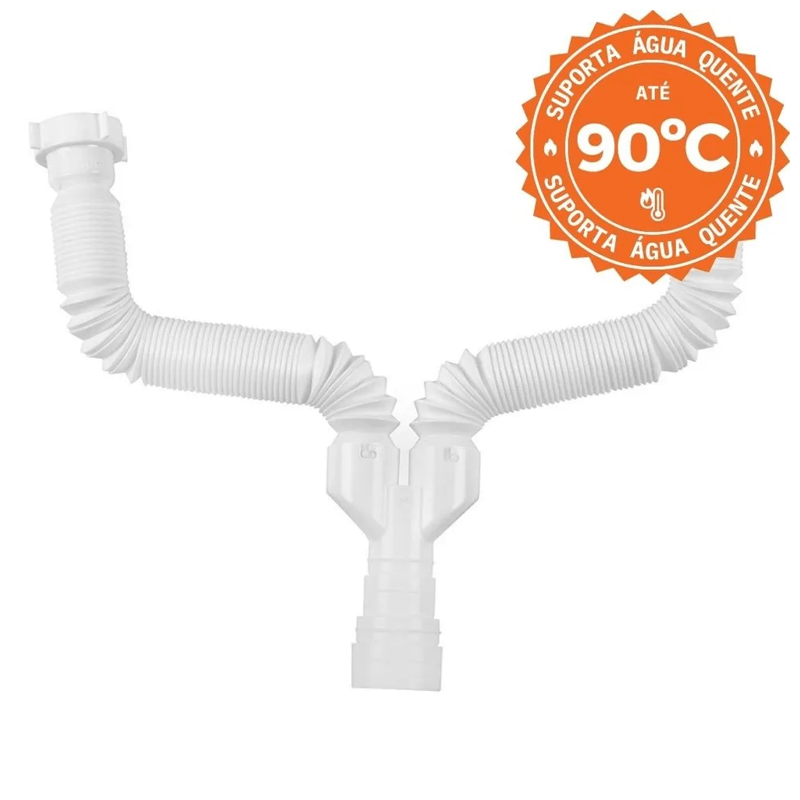 SIFAO SANFONADO DUPLO BRANCO ASTRA SDU