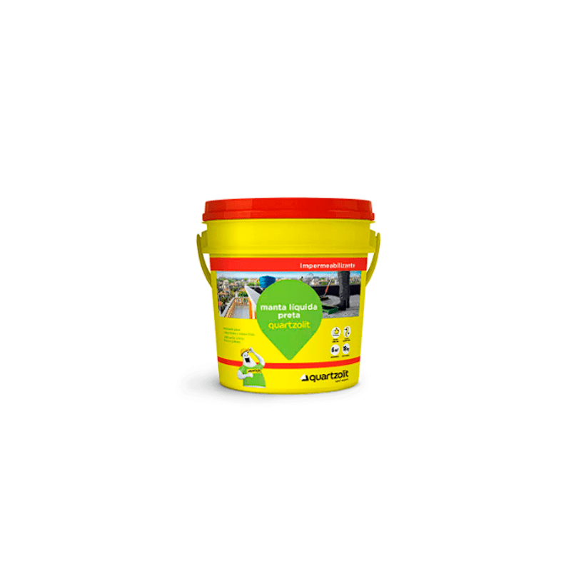 MANTA LIQUIDA P/LAJE PRETA 18KG QUARTZOLIT
