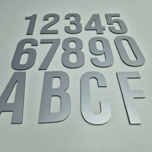 LETRAS RESIDENCIAIS ALUMINIO "A"
