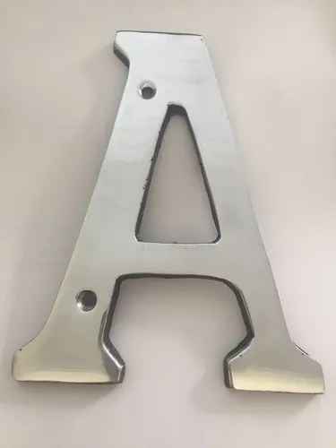 LETRAS RESIDENCIAIS ALUMINIO "B"