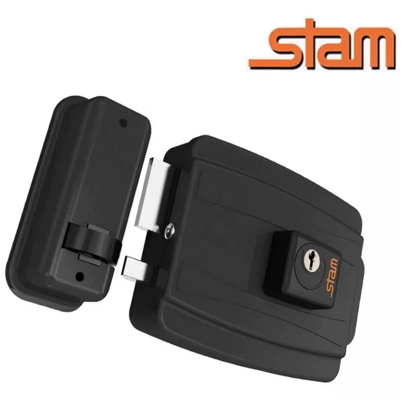FECH. ELETRICA STAM CIL.40MM PRETO FOSCO