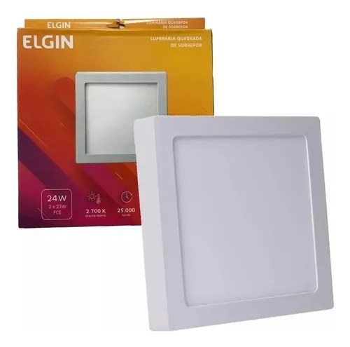 PAINEL SOBRE QUAD. LED 06W BIV 6500K ELGIN