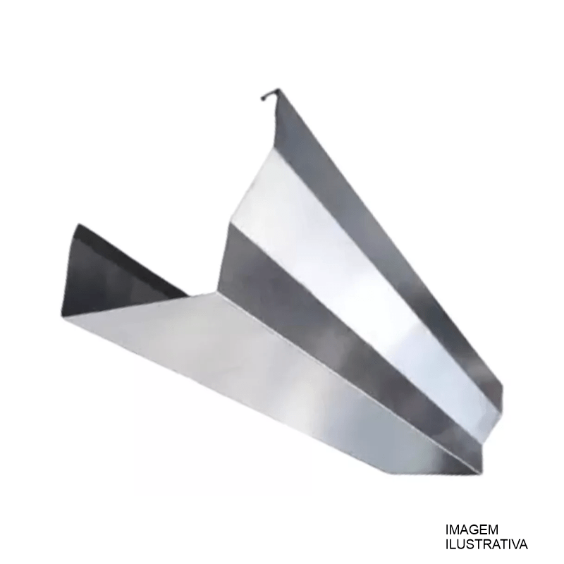 CALHA METAL C/03 MTS PLUVIAL STEEL (PERFIL)
