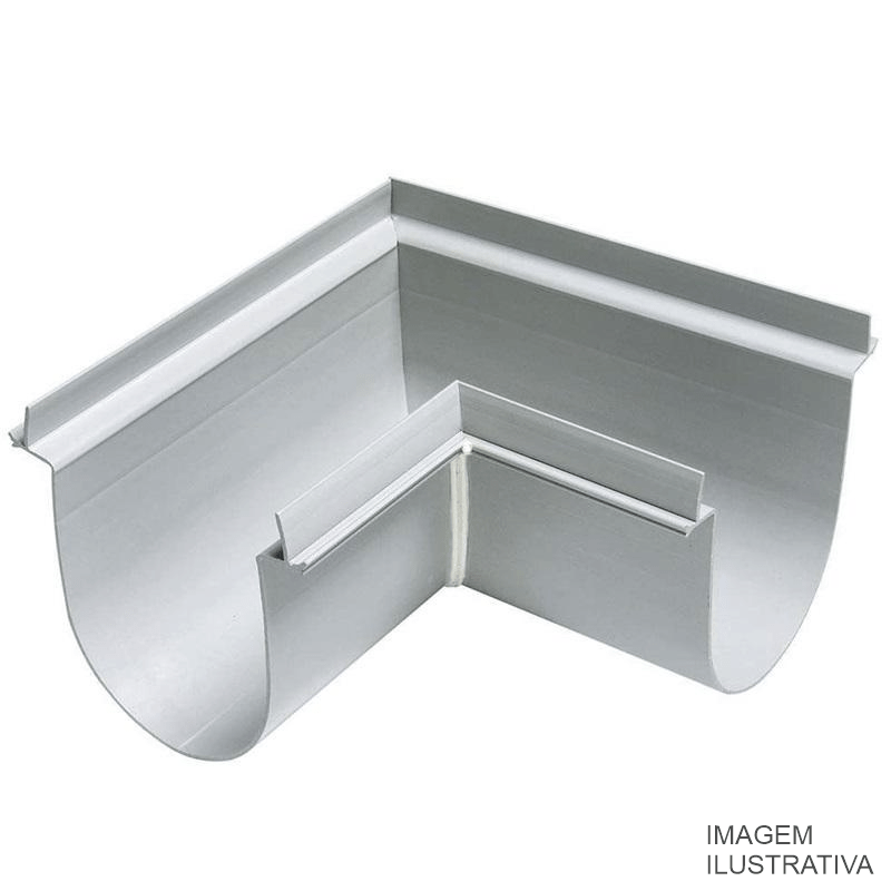 ESQUADRO EXT.CALHA PLUVIAL 90º STEEL
