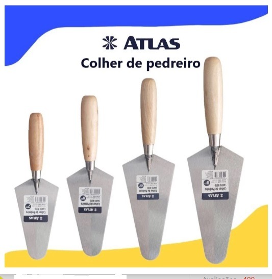 COLHER DE PEDREIRO Nº10" ATLAS