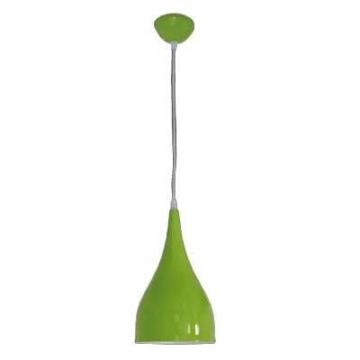 LUSTRE PEND. ALUM.  VERDE 5094/1