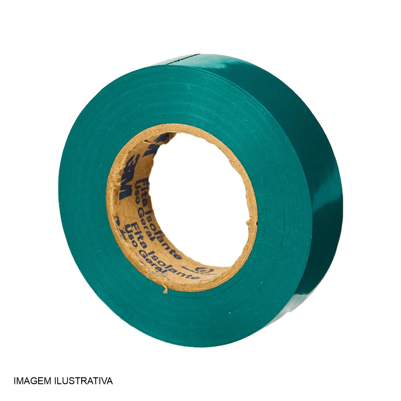 FITA ISOLANTE VERDE    19MM X 10