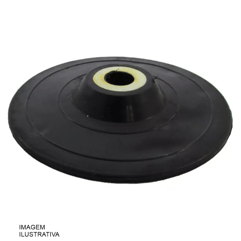 DISCO DE BORRACHA P/LIXADEIRA 4.1/2"