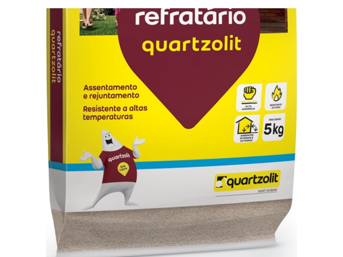 ARGAMASSA QUARTZOLIT REFRATARIA/CHURR C/05KG