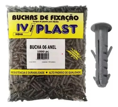 BUCHA FIXACAO  No 06 C/ANEL