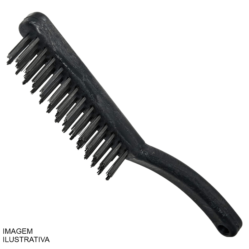 ESCOVA ACO C/5 FILE. CABO PLAST